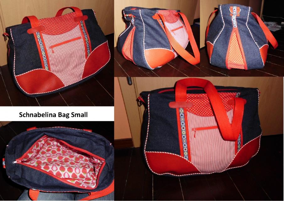 Schnabelinabag Small, mit Zip-It, verwende ich als Handtasche.