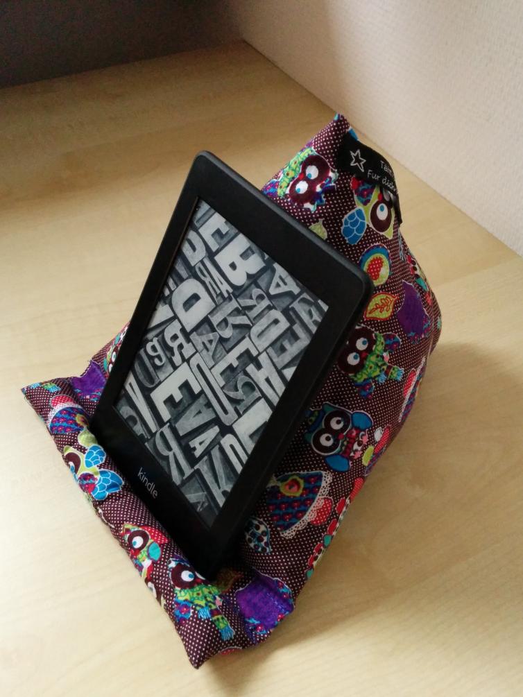 Sitzsack für e-Book-Reader