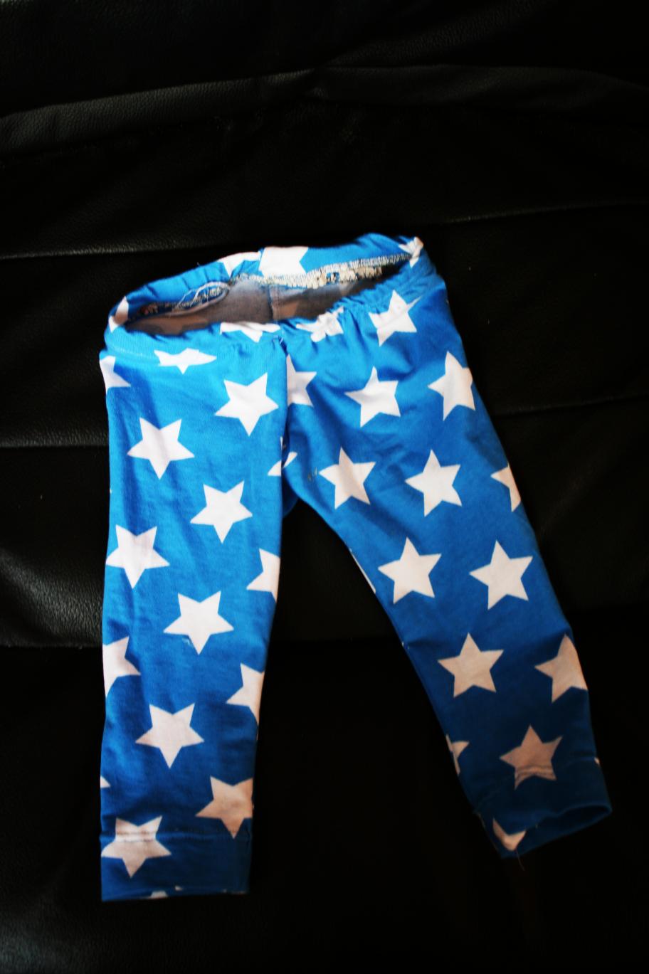 blaue sterne leggings gr. 80
