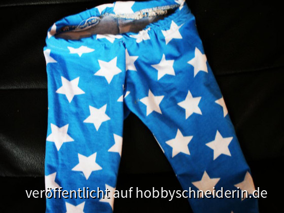blaue sterne leggings gr. 80