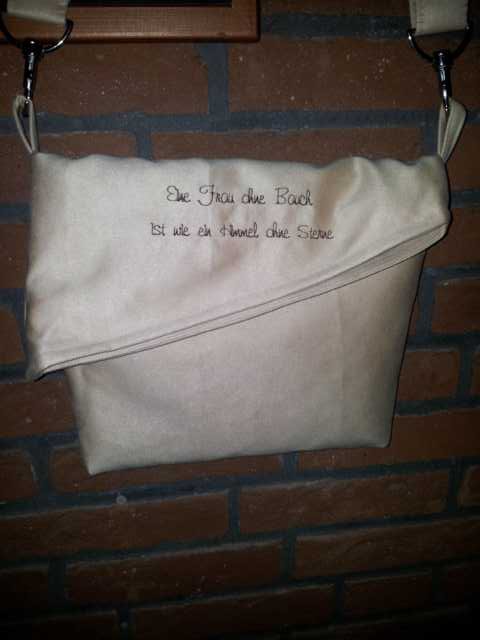 Foldover aus alcantara