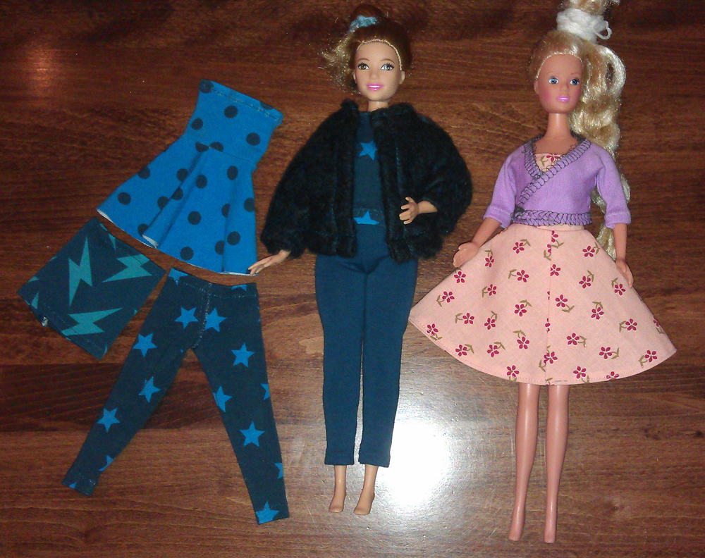 Barbie Kleider selber nähen