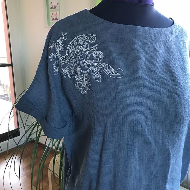 Musselin-Bluse