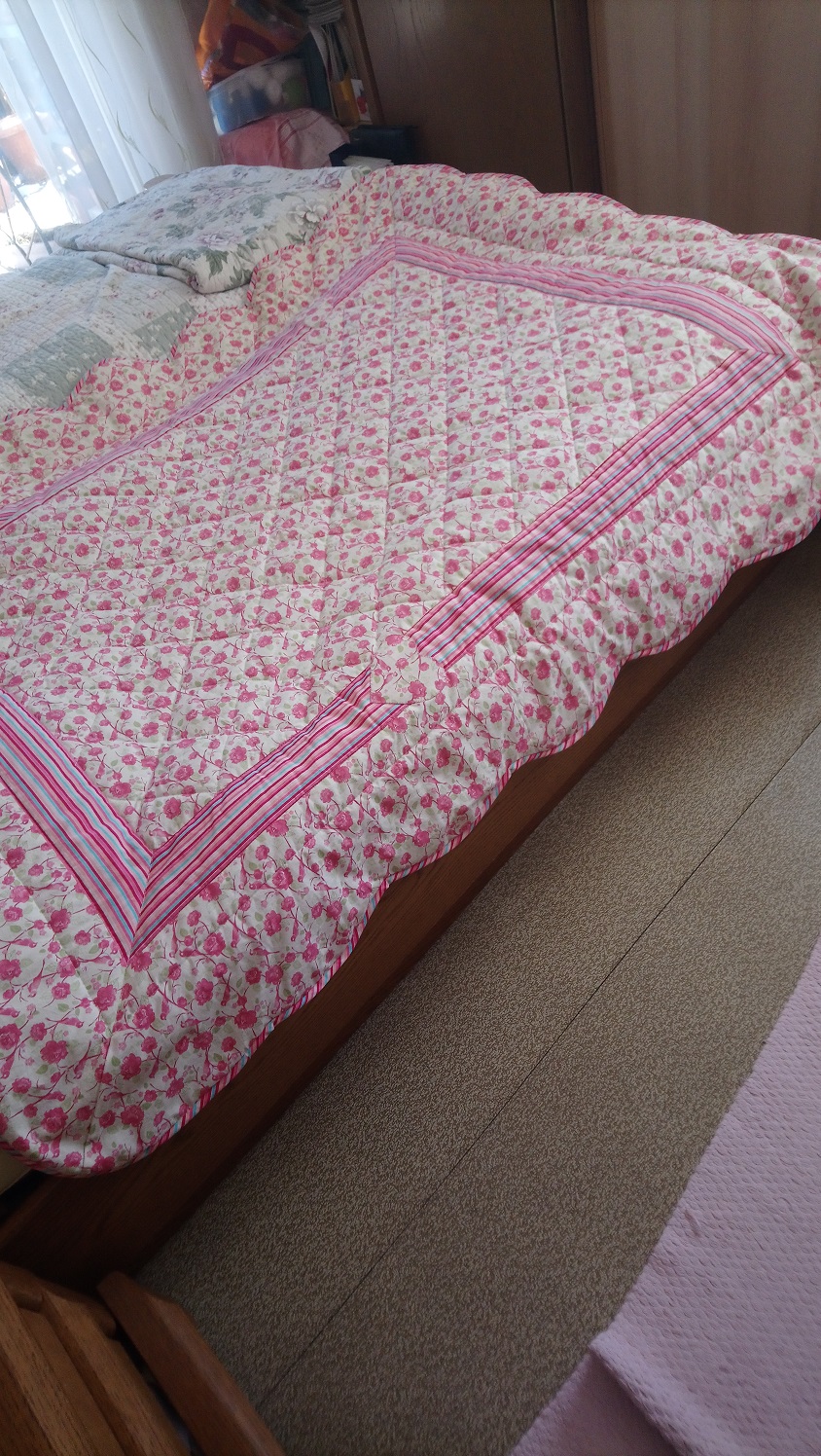 Einfache Quiltdecke für Milou