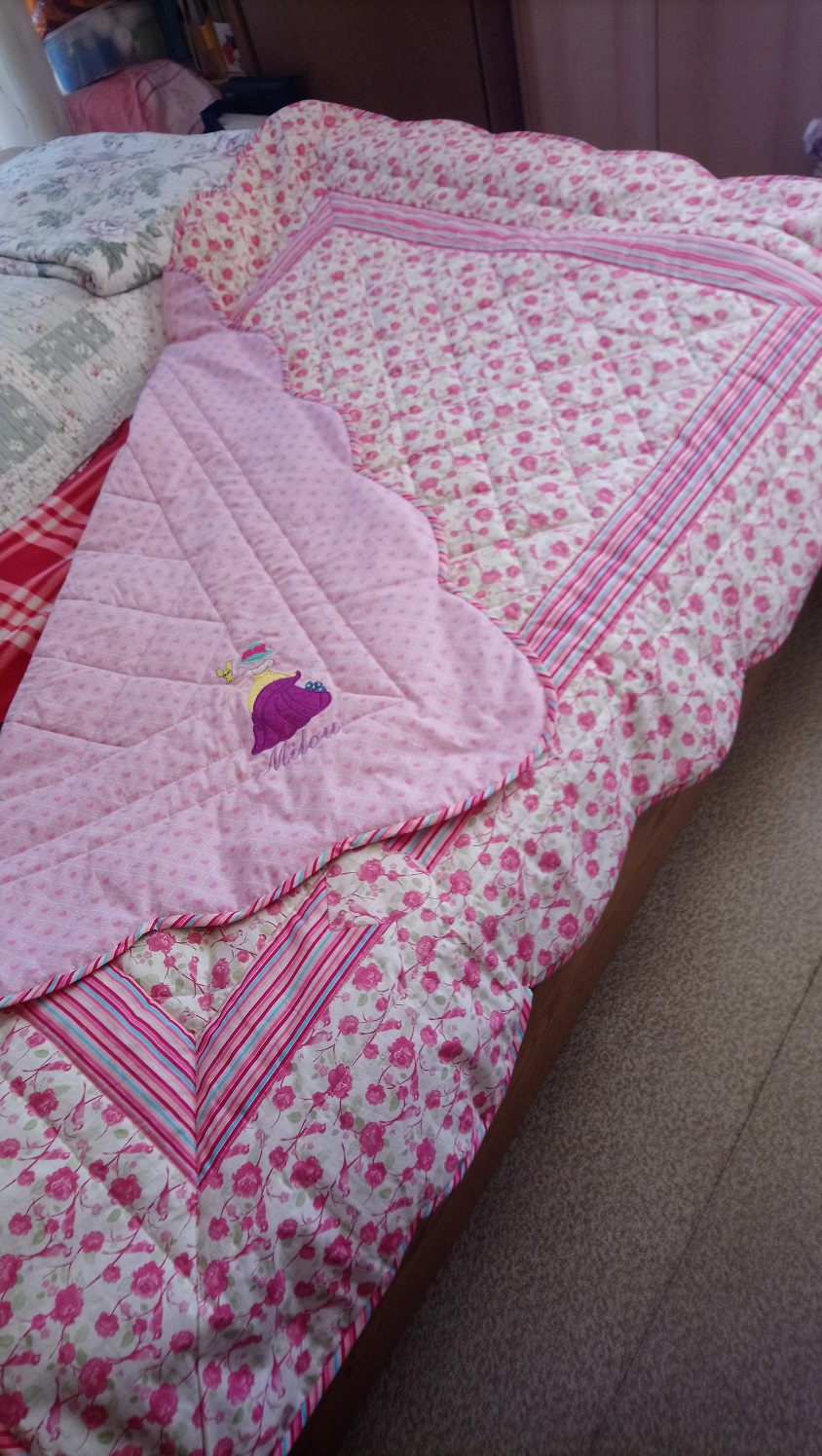 Quiltdecke für meine Enkeltochter Milou