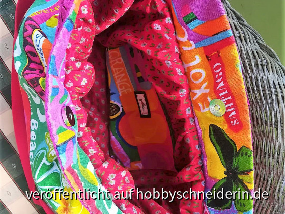 Farbenfrohe Sommertasche