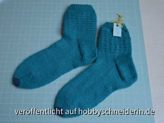 Socken mit Waffelmuster Gr 32-33