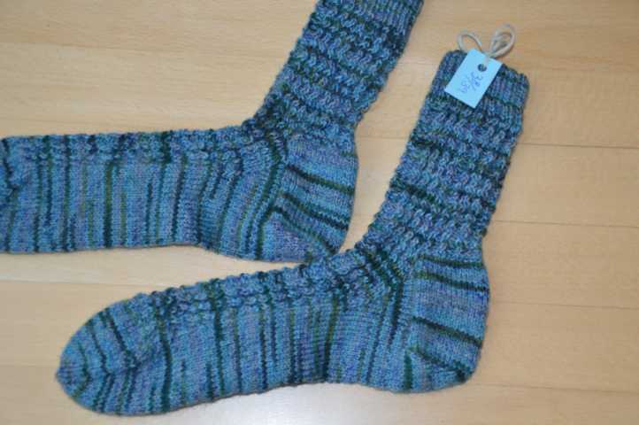 Socken mit Wellenlinie Gr 38-39