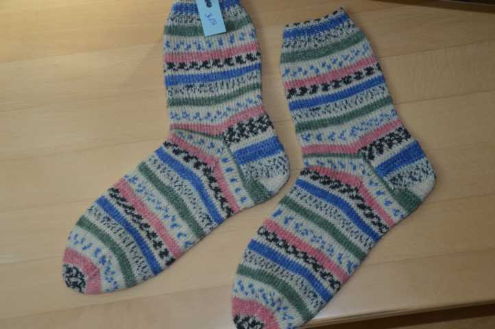 Pastellige Socken Gr 36-37