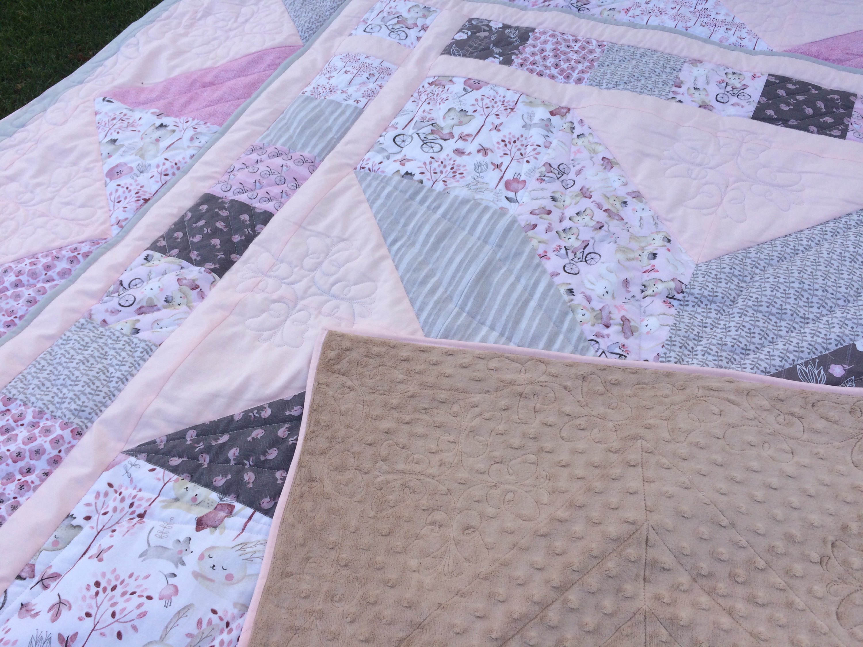 Bunny Butterfly Quilt - Details