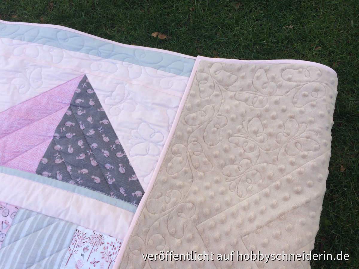Bunny Butterfly Quilt - Details