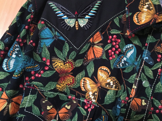 Schmetterlingshemd für meinen Mann