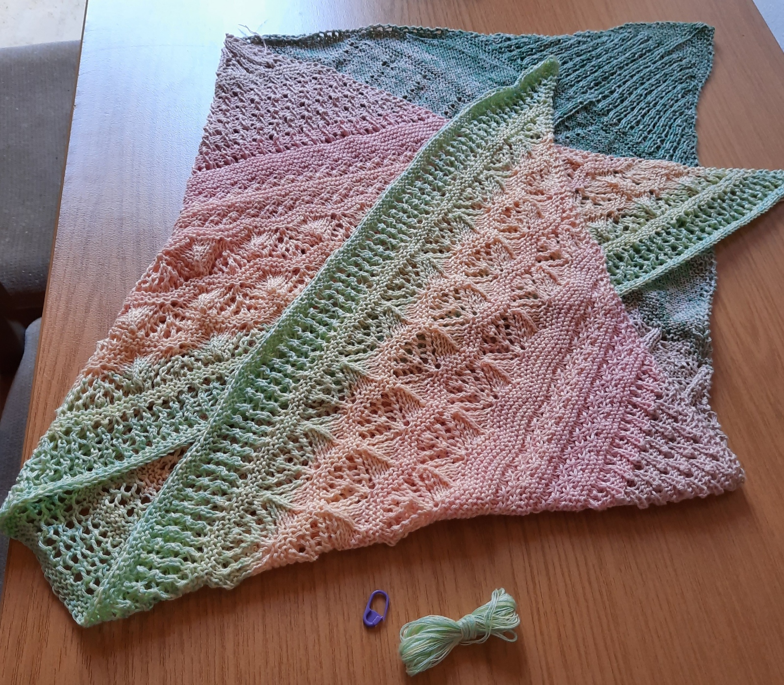 Sommertuch gestrickt