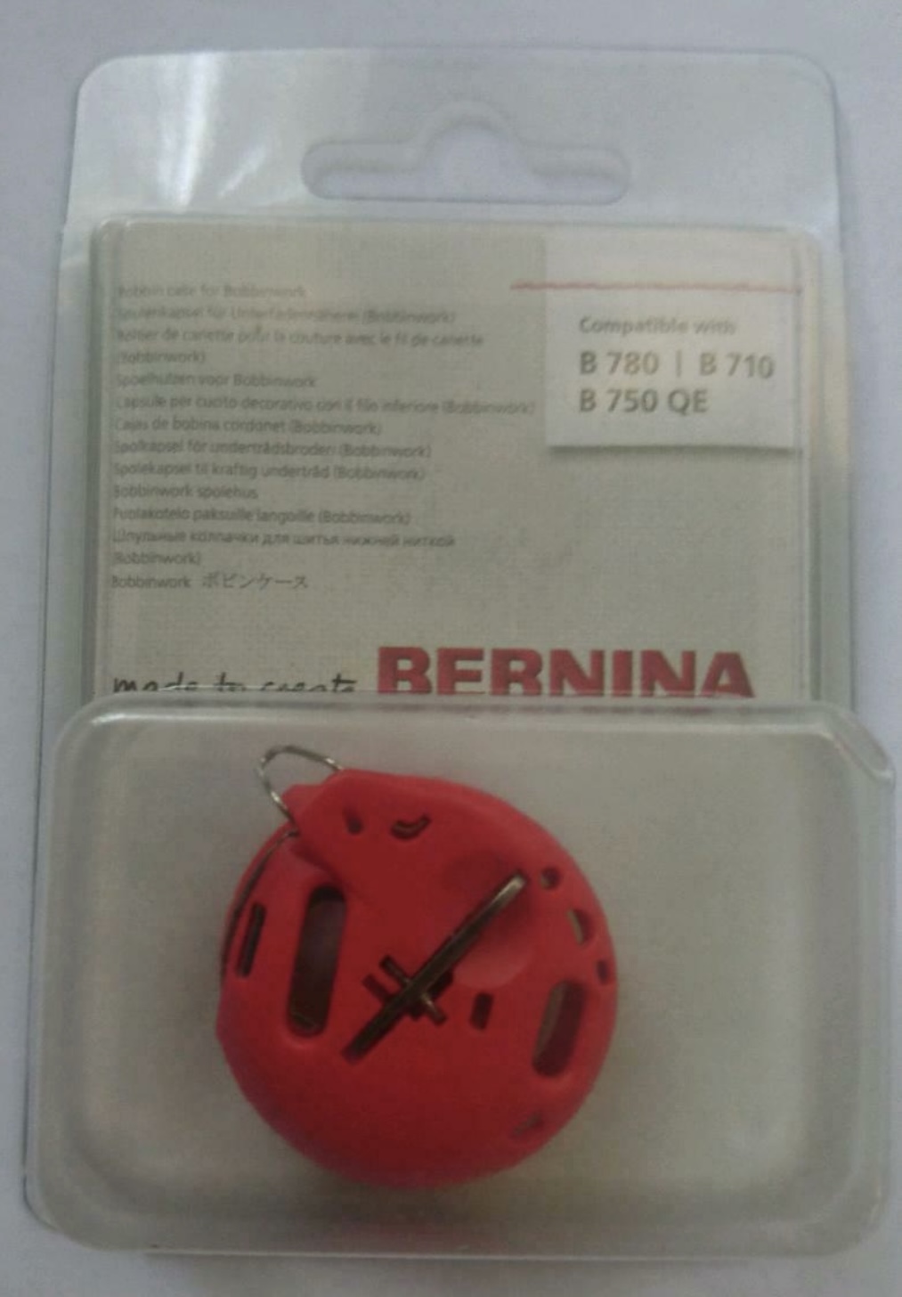 Bernina bobbinwork rote Spulenkapsel