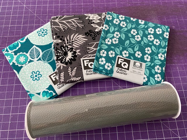 3 Fat Quarter plus Kunstleder