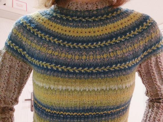 Pullover nach "The Knitter"