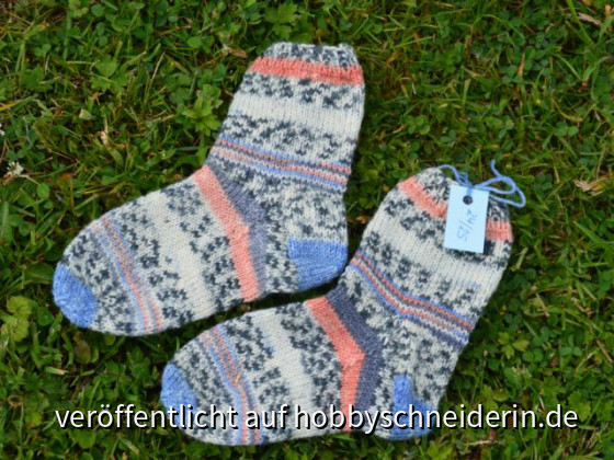 Pastellige Stino Socken in klein