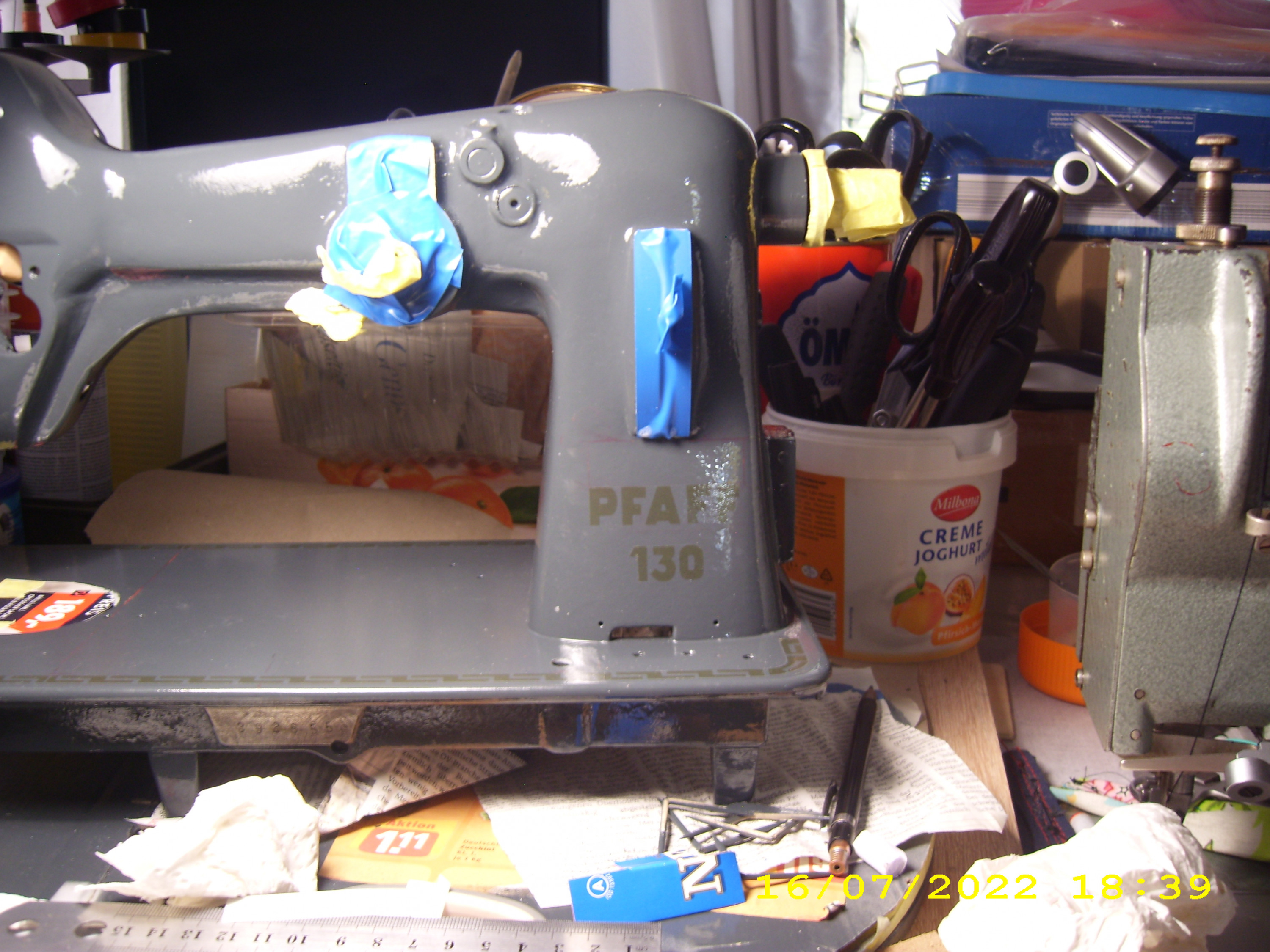 Pfaff 130 die Decals sind Drauf.
