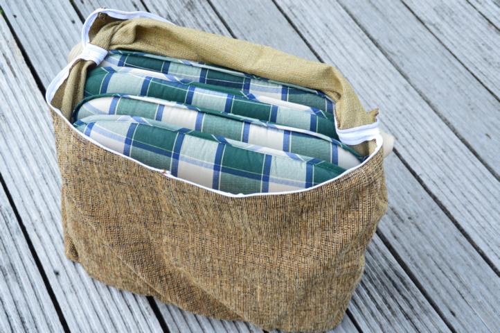 Tasche für Gartenstuhl-Sitzkissen