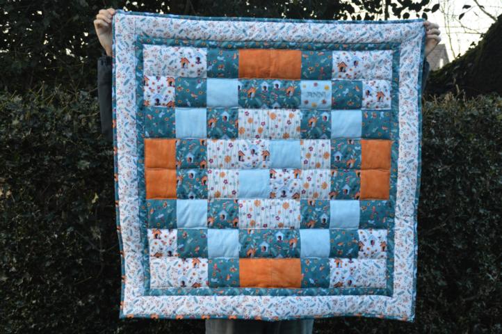 Baby-Quilt "Vogelhäuschen"