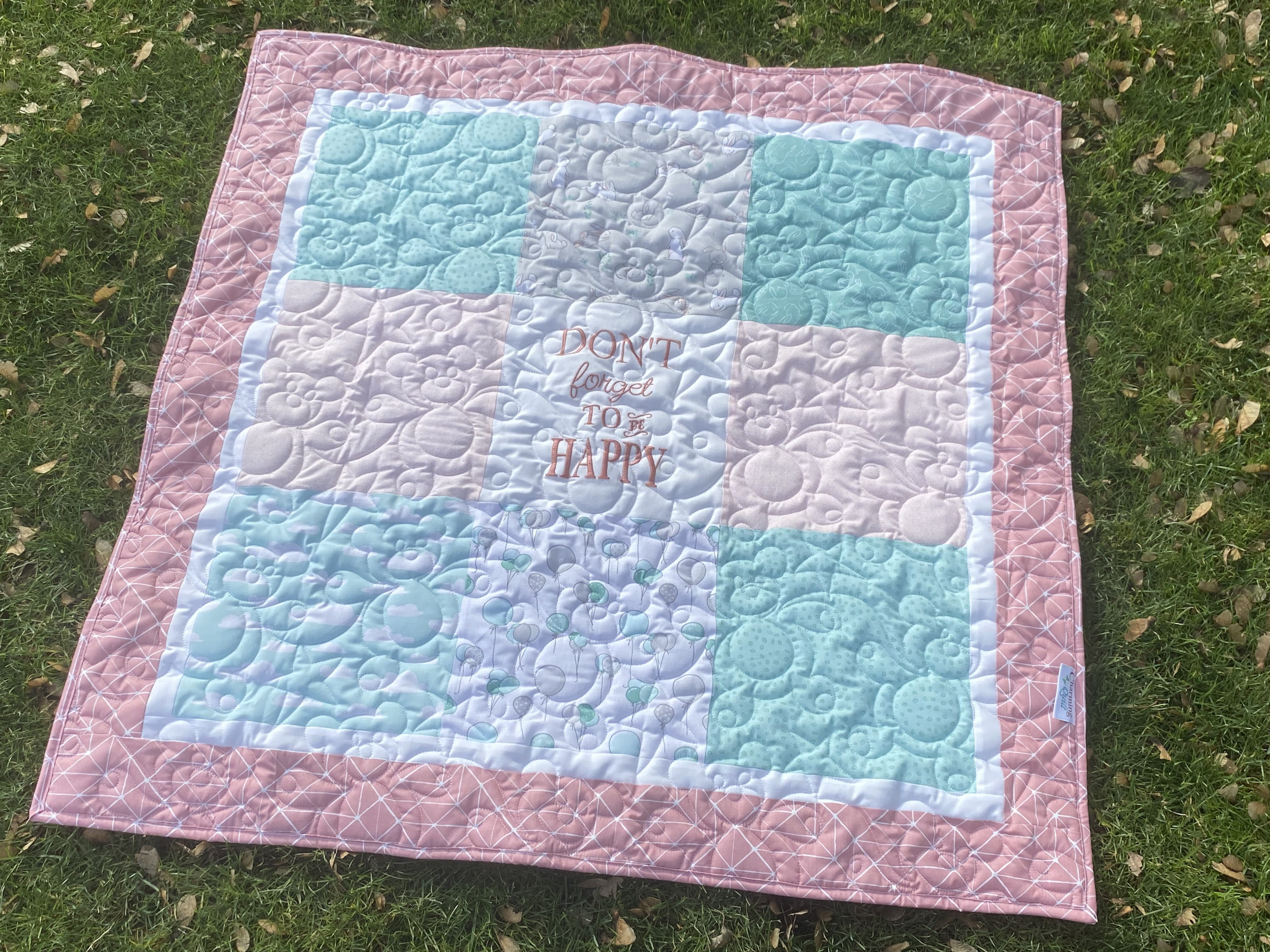 Quilt für "fröhliches" Baby