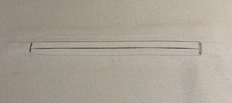 Hosentasche mit Doppelpaspel