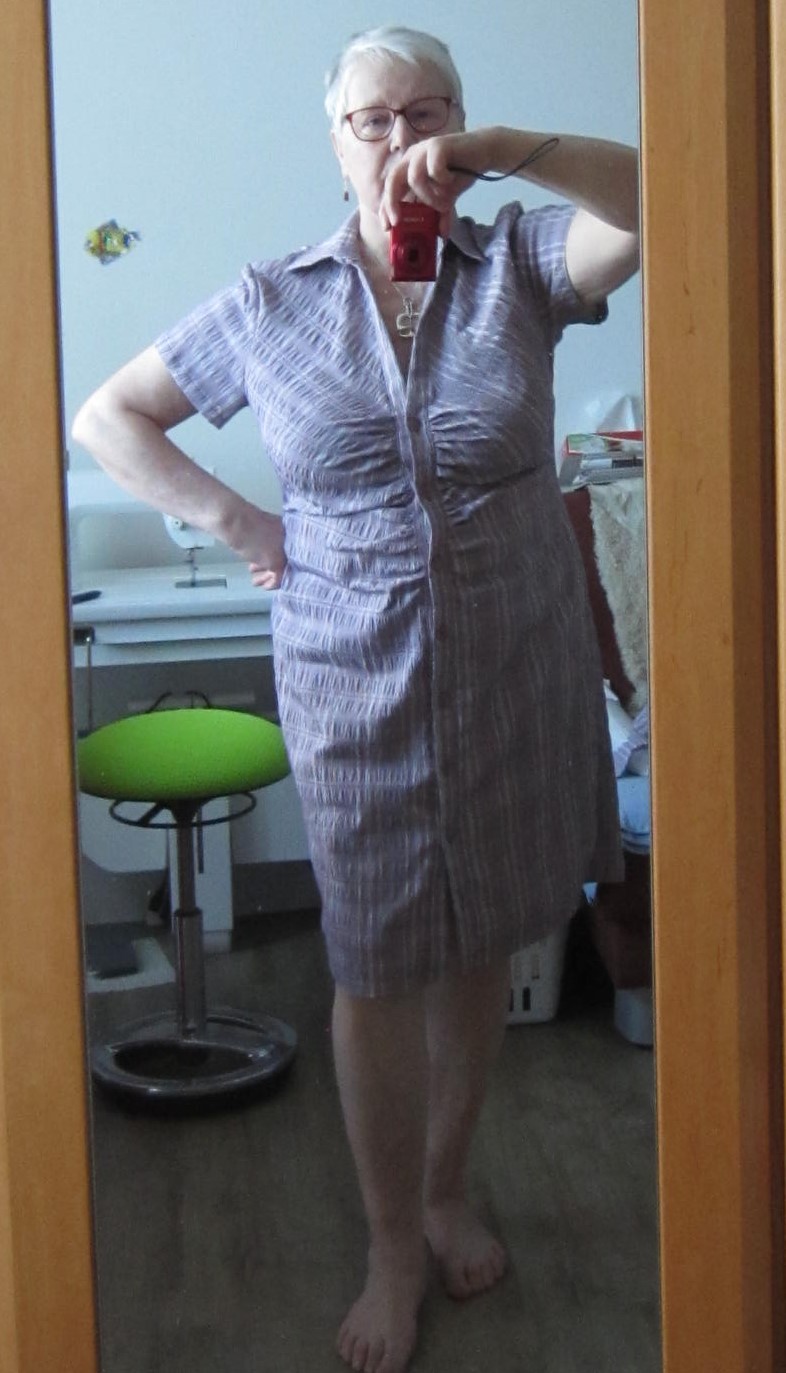 Ein Burda curvy Modell aus 2023
