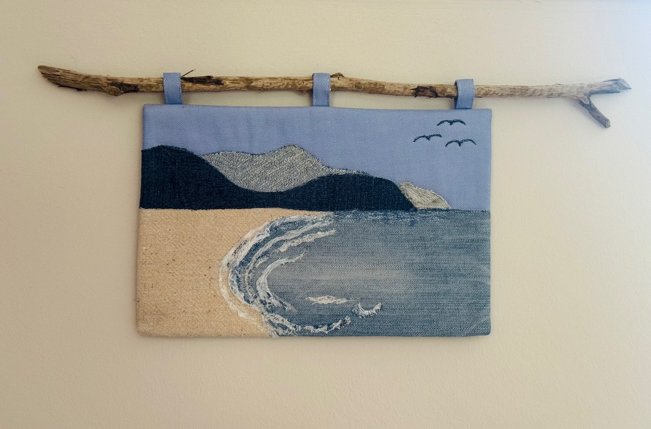 Mein erstes, kleines Landscape-Quiltchen