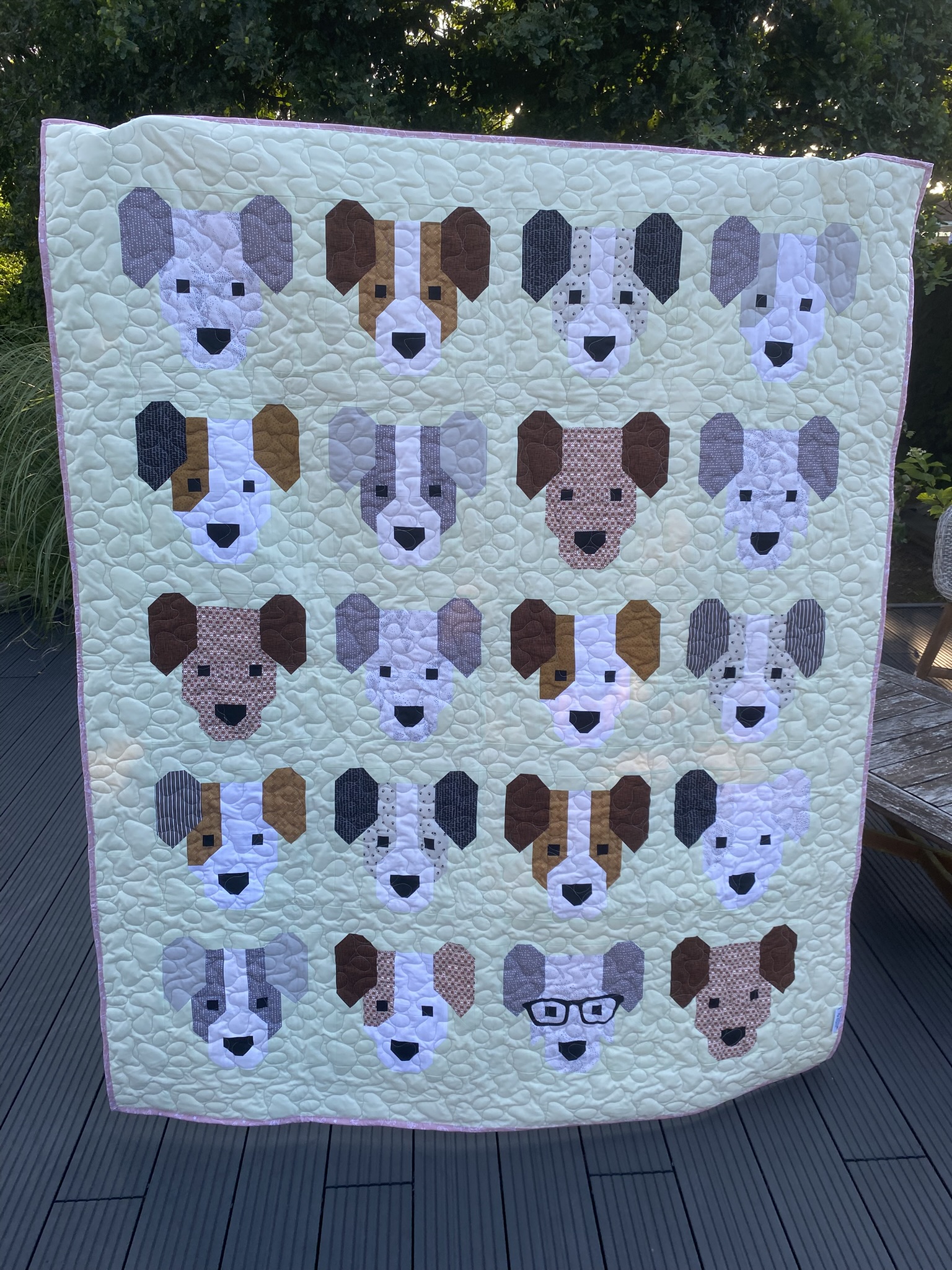 Einstein-Erinnerungsquilt für die Tochter