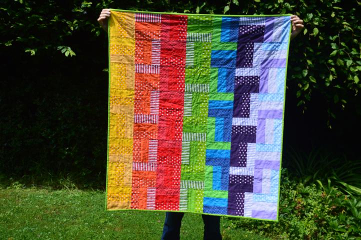 Regenbogen Rail Fence