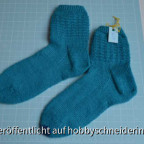 Socken mit Waffelmuster Gr 32-33