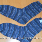 Blaue Tarnsocken