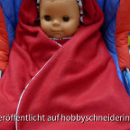 Ein leicht gefütterter Schlafsack fürs Baby aus Baumwollstoff mit Vliesfüllung (Futter: Baumwolljersey)