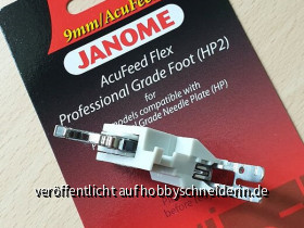 AcuFeed Flex Geradstichfuß für die Janome MC 6700