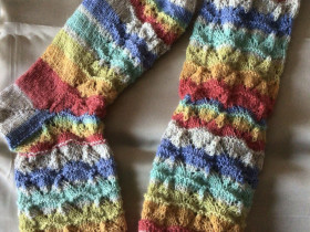 Gemusterte Socken