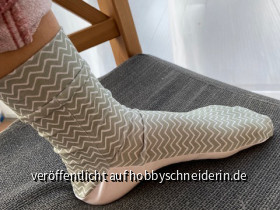 Neue Socken - diesmal angezogen