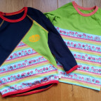 2 T-Shirts passend zum Jogginganzug für die Nichte