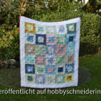 Bunter Quilt als Sommergruß