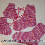 Pinke Schwesternsocken