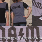 Mama-Rockershirt aus 2 Männer-T-Shirts :-)