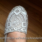 Espadrilles Leinen mit Spitze