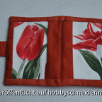 Nadelbuch mit Tulpen