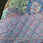 Bunter Quilt als Sommergruß