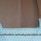 Shopper aus dem Buch "Meine Tasche Mein Design" zum Teil aus einer alten Cordhose