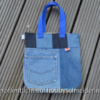 Jeanstasche im Patchwork-Look