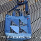 Jeanstasche mit ein wenig Patchwork