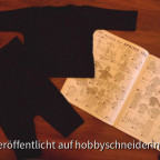 Für ein Fotoshooting à la Anne Geddes als Basiskleidung gebraucht: Langarmshirt und Hose schwarz in Gr. 50-56