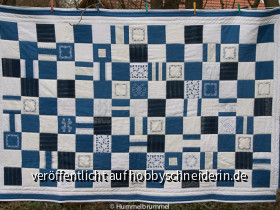 Weißquilt – (oder Blauquilt?) mit historischen Wurzeln