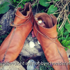 Schuhe im Haithabu-Stil