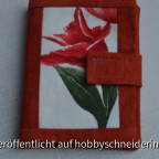 Nadelbuch mit Tulpen